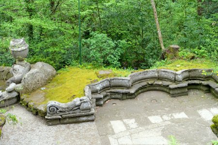 Benches - Parco dei Mostri - Bomarzo, Italy - DSC02605