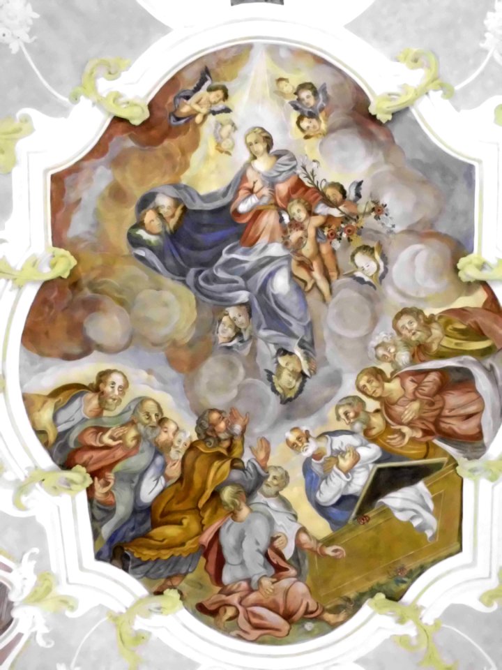 Bergheim, Marienkapelle, Hauptfresko
