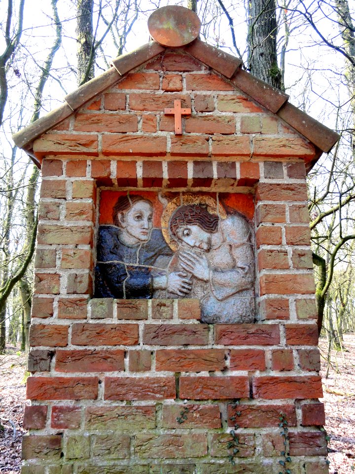 Bergharen (Wijchen, Gld) Kapelberg Kruiswegpark statie 05