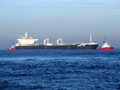 Bering Sea IMO 9085429 p2 approaching Port of Rotterdam, Holland 21-Dec-2007