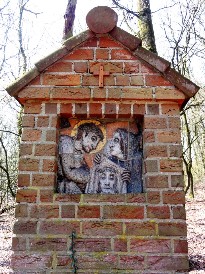Bergharen (Wijchen, Gld) Kapelberg Kruiswegpark statie 06