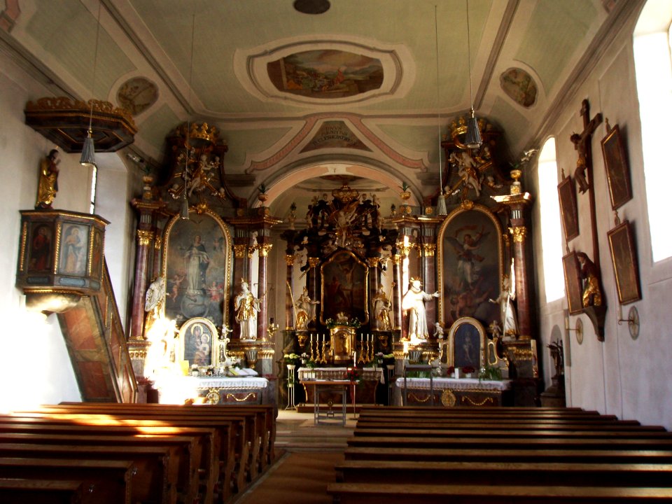 Bergheim, Kircheninneres gegen Osten