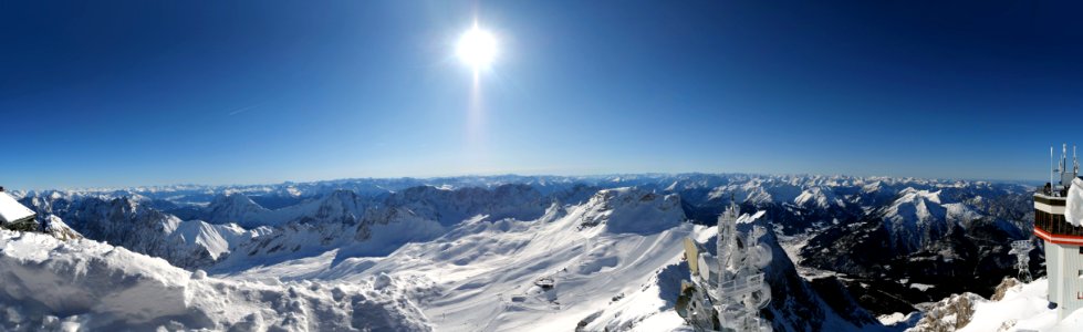 Bergpanorama.Zugspitze