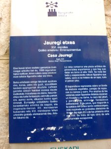 Bergara - Jauregi etxea 1