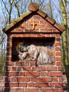Bergharen (Wijchen, Gld) Kapelberg Kruiswegpark statie 03
