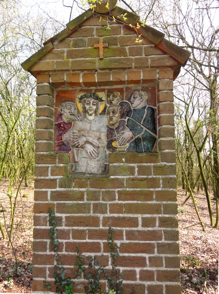Bergharen (Wijchen, Gld) Kapelberg Kruiswegpark statie 01