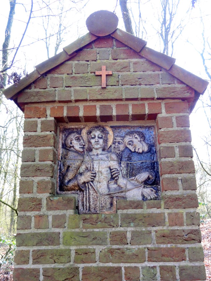 Bergharen (Wijchen, Gld) Kapelberg Kruiswegpark statie 10