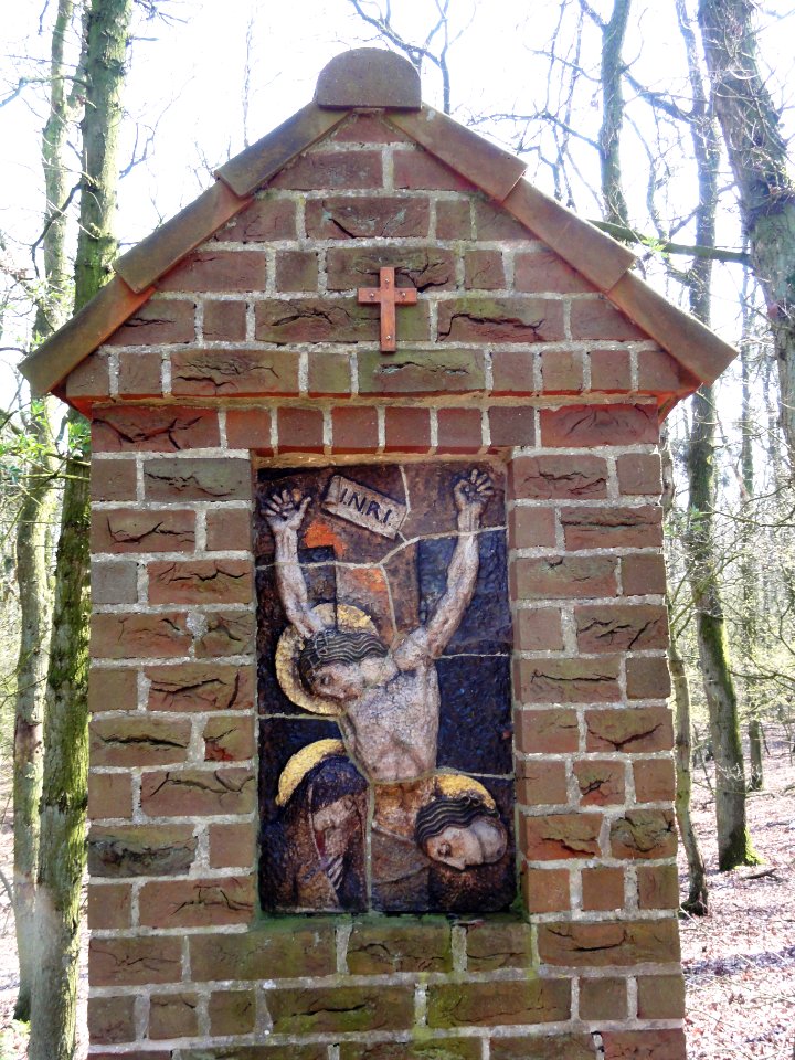 Bergharen (Wijchen, Gld) Kapelberg Kruiswegpark statie 12