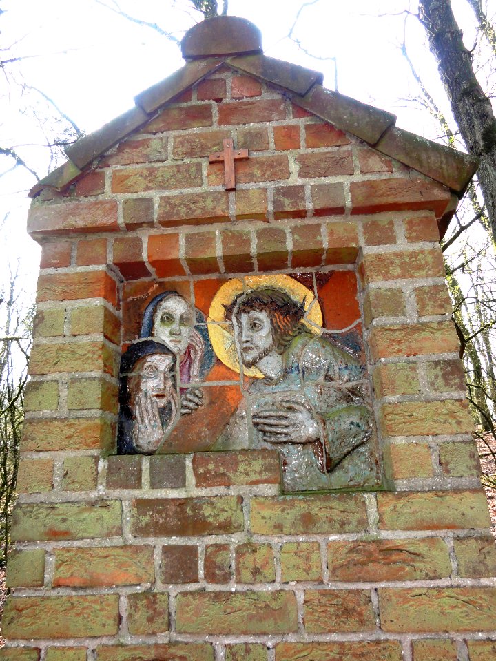 Bergharen (Wijchen, Gld) Kapelberg Kruiswegpark statie 08