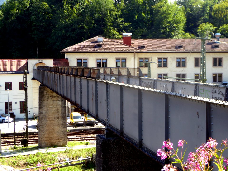 Berchtesgaden, Hauptbahnhof, Fußgängerbrücke, 2