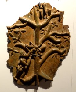Benin plaque in the Ethnological Museum, Berlin - 002