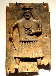 Benin plaque in the Ethnological Museum, Berlin - 056