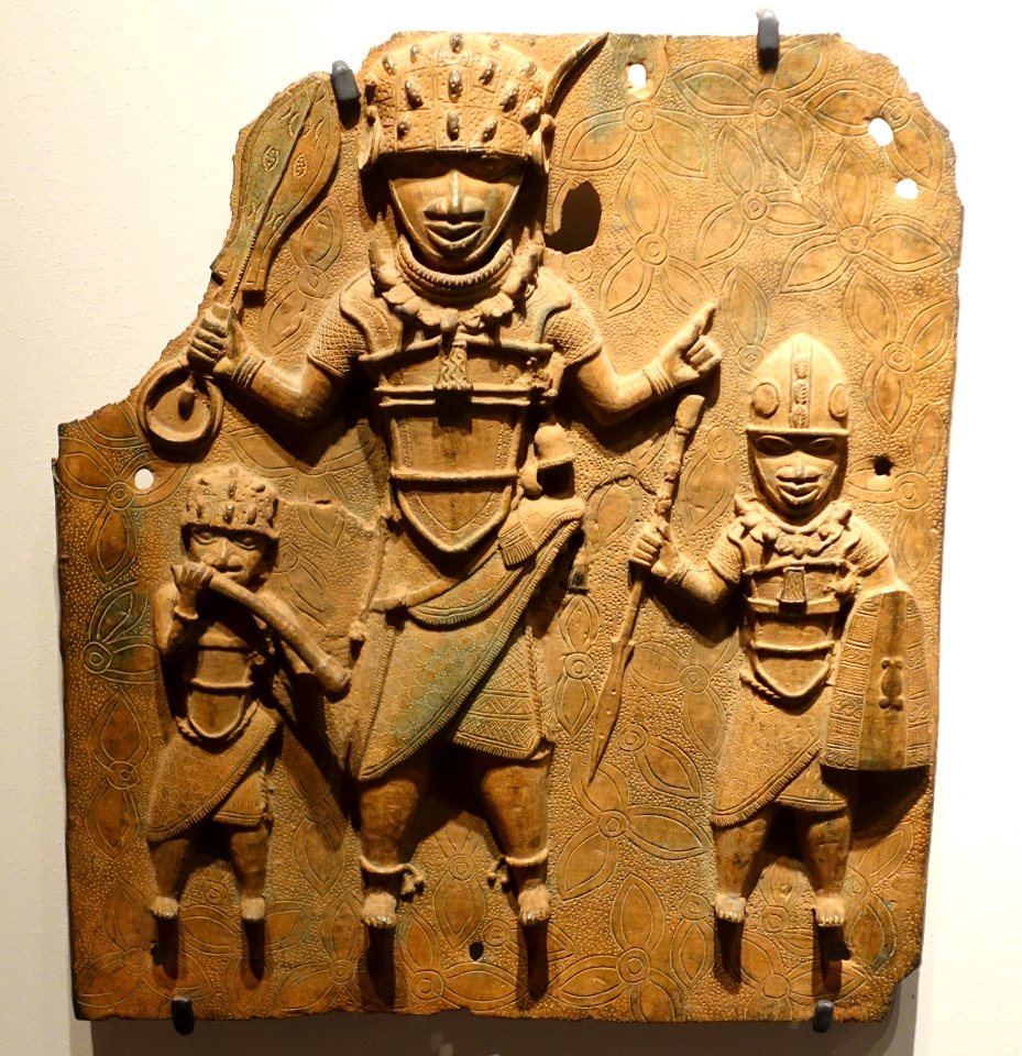 Benin plaque in the Ethnological Museum, Berlin - 052
