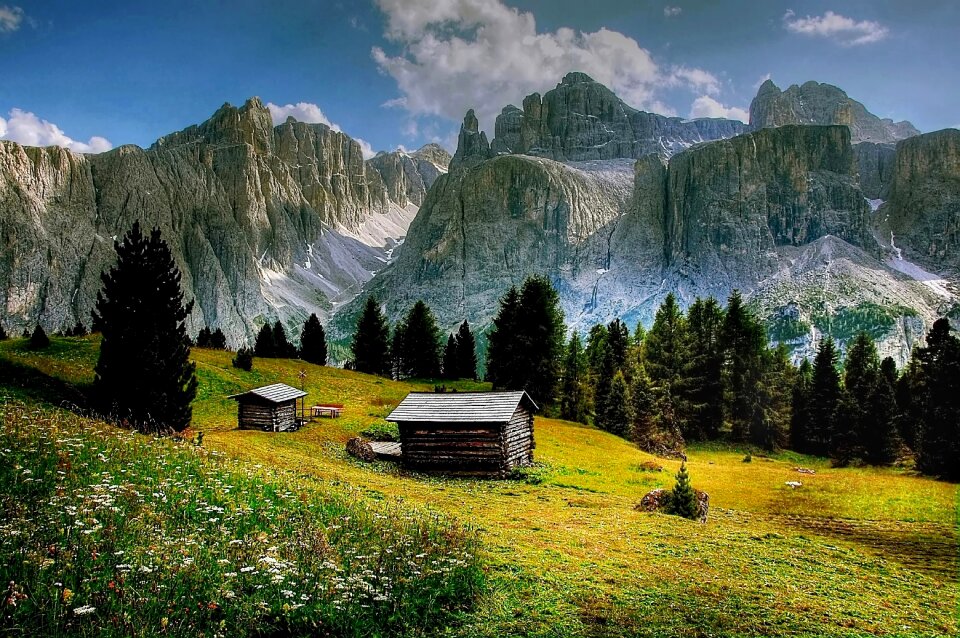 South tyrol alpine italy