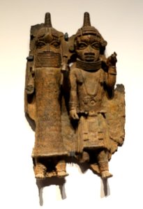 Benin plaque in the Ethnological Museum, Berlin - 054