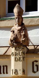 Berchtesgaden, Marktplatz 14, Skulptur, 1
