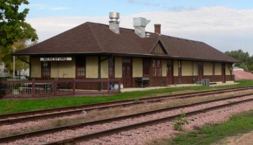 Beresford, SD depot from SE 1
