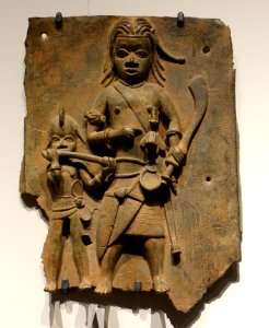 Benin plaque in the Ethnological Museum, Berlin - 038