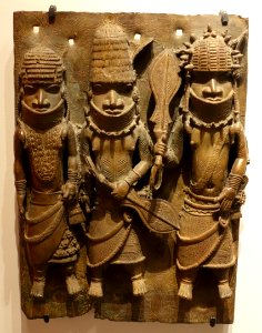 Benin plaque in the Ethnological Museum, Berlin - 063