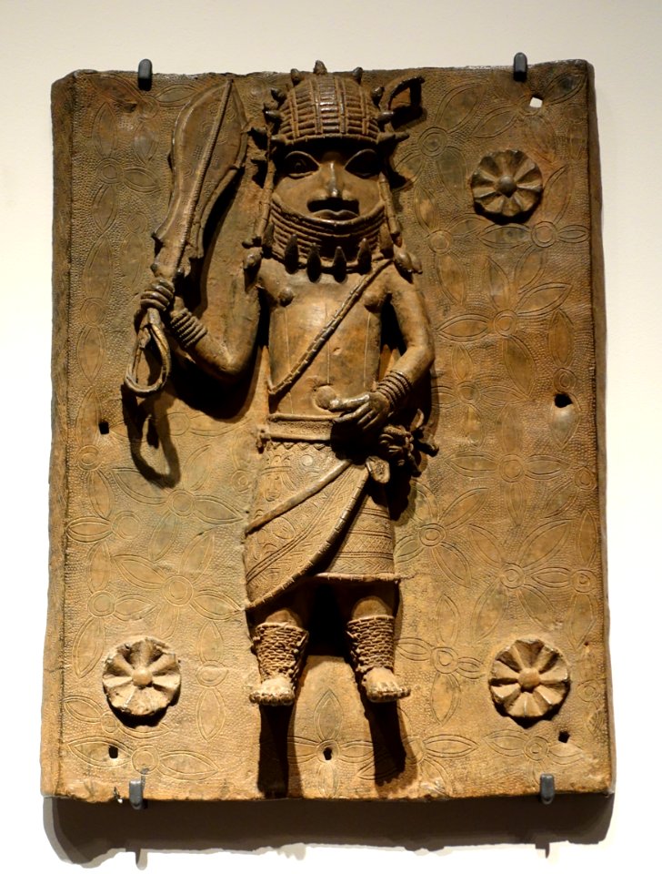Benin plaque in the Ethnological Museum, Berlin - 070