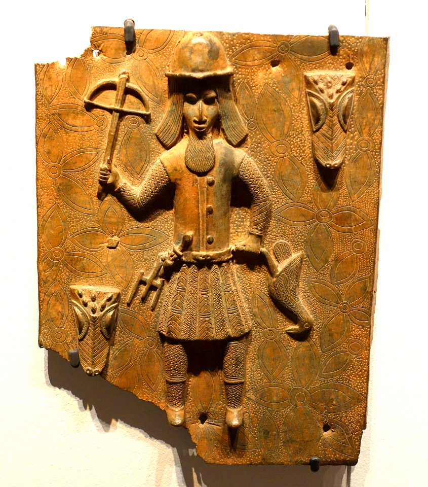 Benin plaque in the Ethnological Museum, Berlin - 059