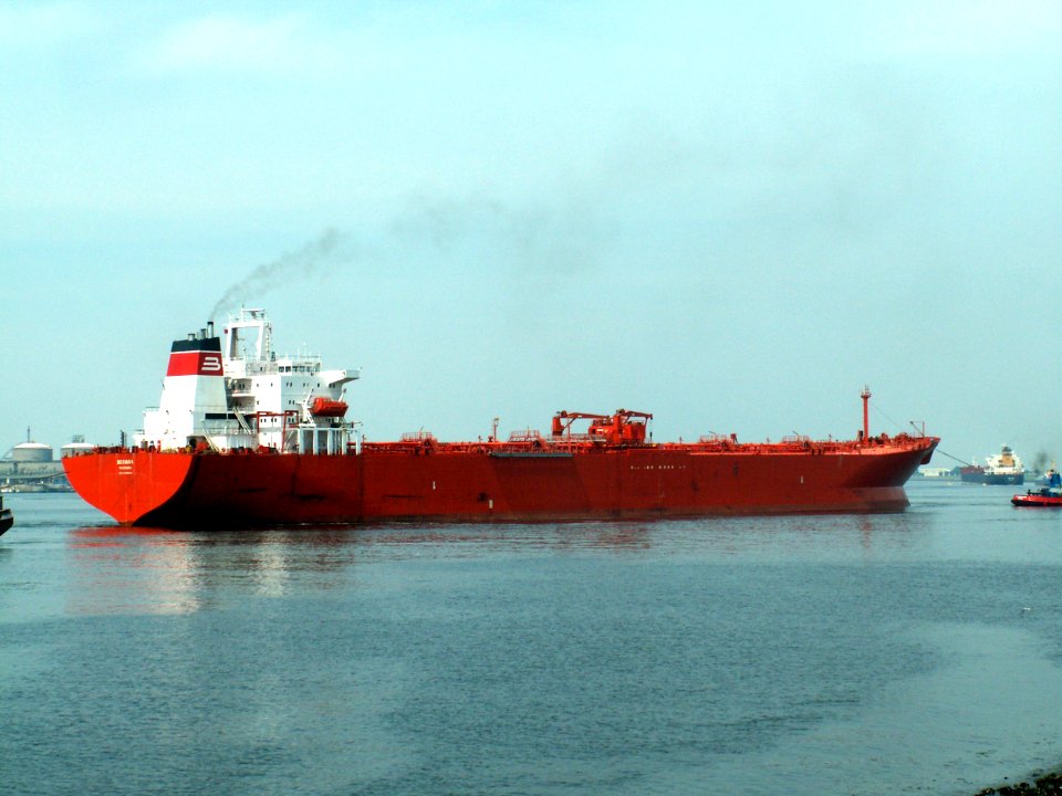 Berana docked at the Caland canal, Port of Rotterdam, Holland 18-Jun-2006
