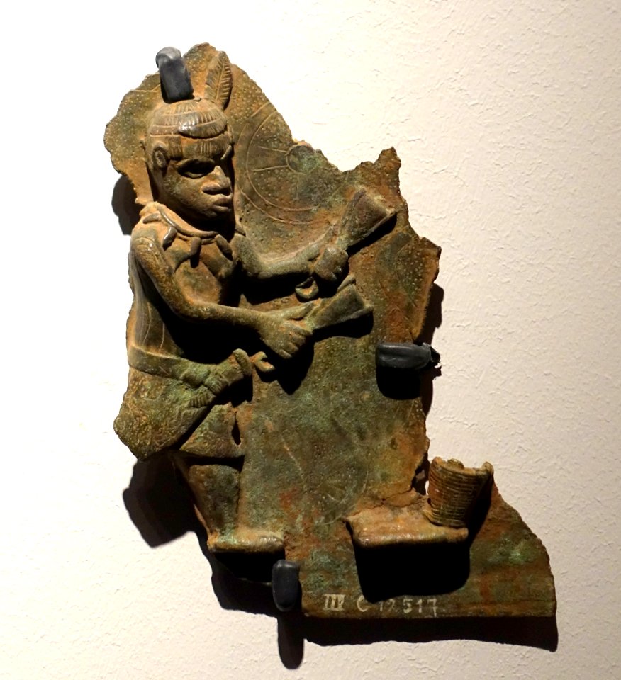 Benin plaque in the Ethnological Museum, Berlin - 001