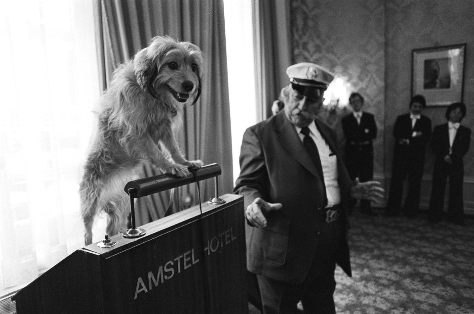 Benji en trainer Frank Inn, Bestanddeelnr 930-1618