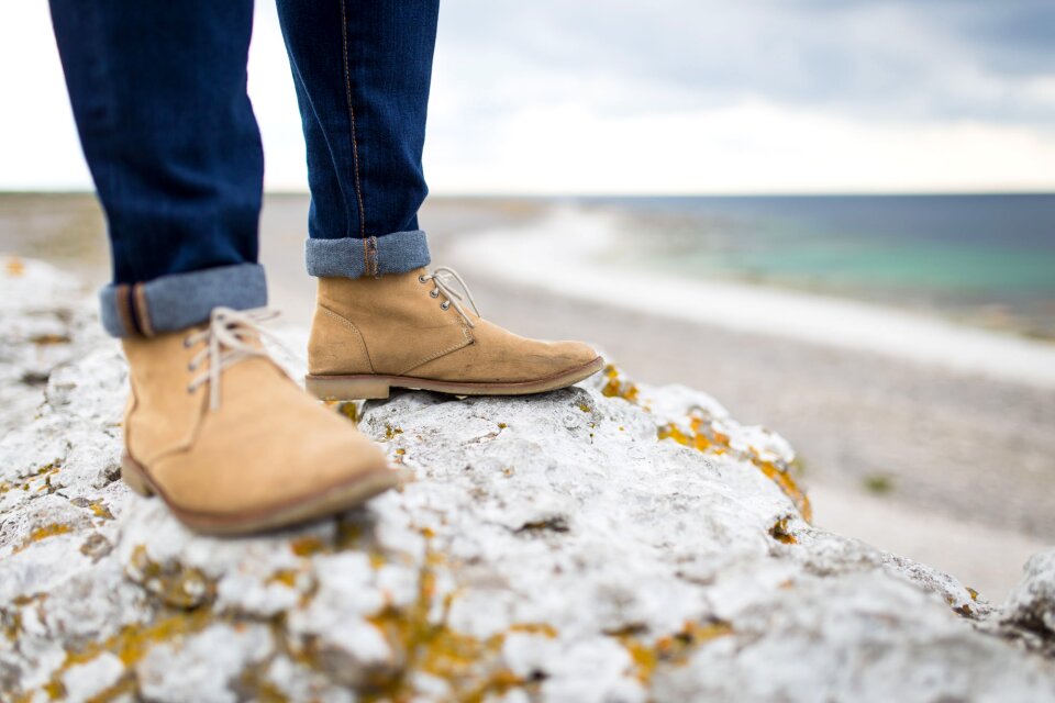 Footwear sea seashore