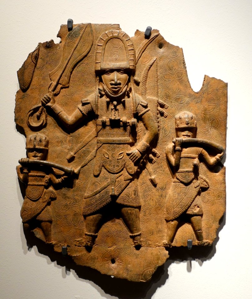 Benin plaque in the Ethnological Museum, Berlin - 067