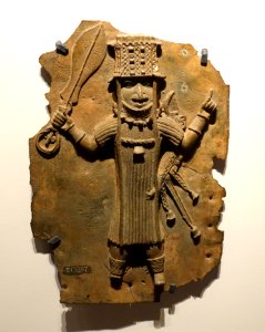 Benin plaque in the Ethnological Museum, Berlin - 020