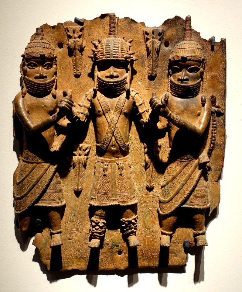 Benin plaque in the Ethnological Museum, Berlin - 030