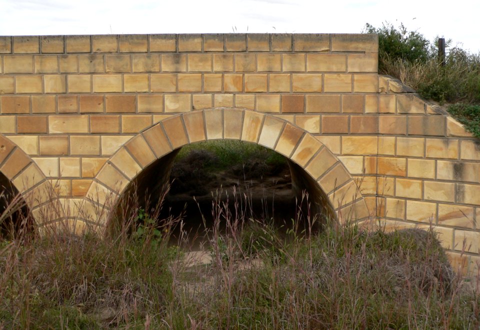 Benson culvert (Gove Co) S side E arch 1