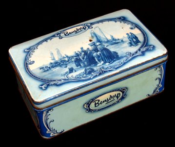 Bensdorps chocolade blik (blauw), foto4