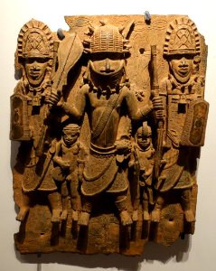 Benin plaque in the Ethnological Museum, Berlin - 031