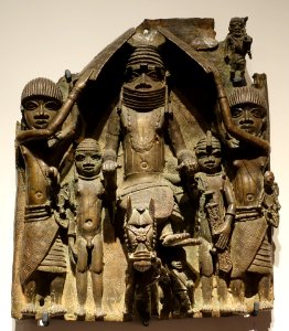 Benin plaque in the Ethnological Museum, Berlin - 024