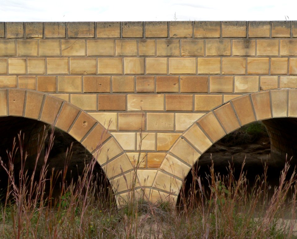Benson culvert (Gove Co) S side spandrel 1