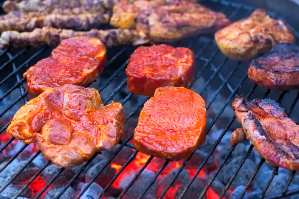 Grill summer grilled meats