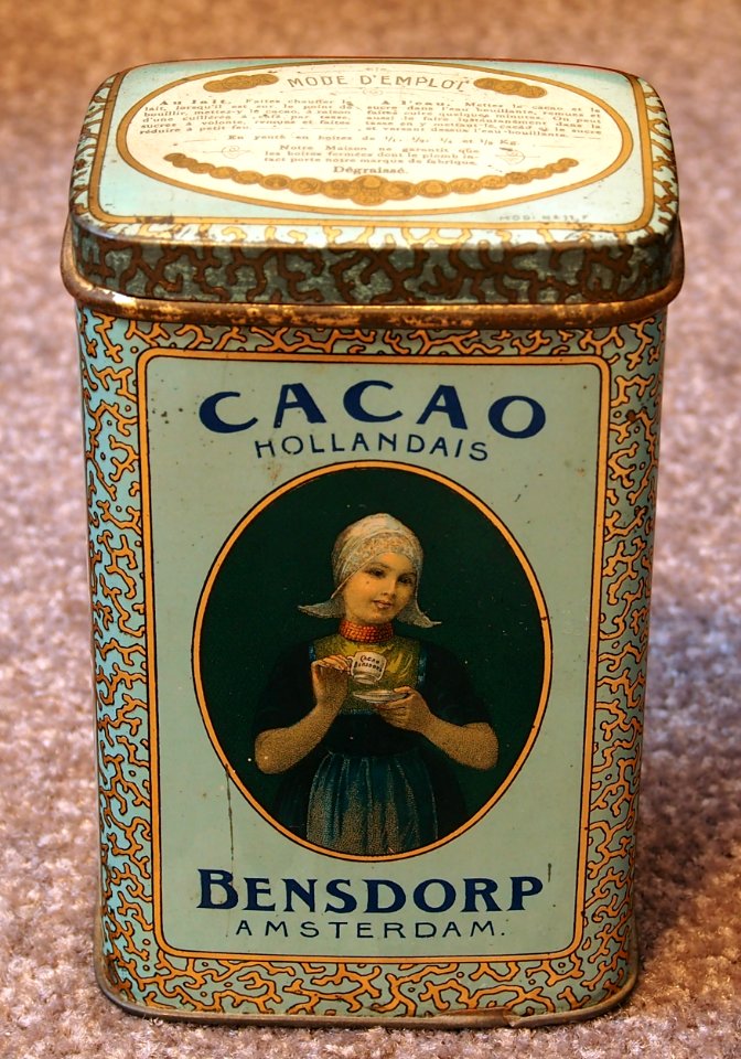 Bensdorp cacao hollandais blikje, foto 1, voorkant