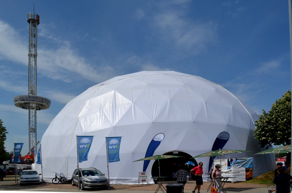 Bensheim, Hessentag 2014, Zelt der Wirtschaftsvereinigung Bensheim