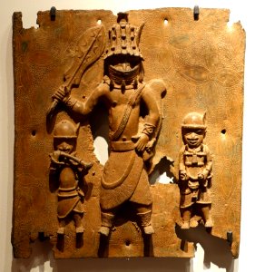 Benin plaque in the Ethnological Museum, Berlin - 029
