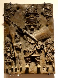 Benin plaque in the Ethnological Museum, Berlin - 025