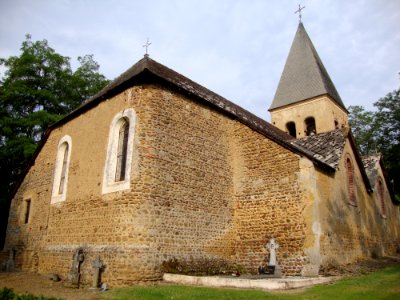 Bentayou (Bentayou-Sérée, Pyr-Atl, Fr) Église coté chevet