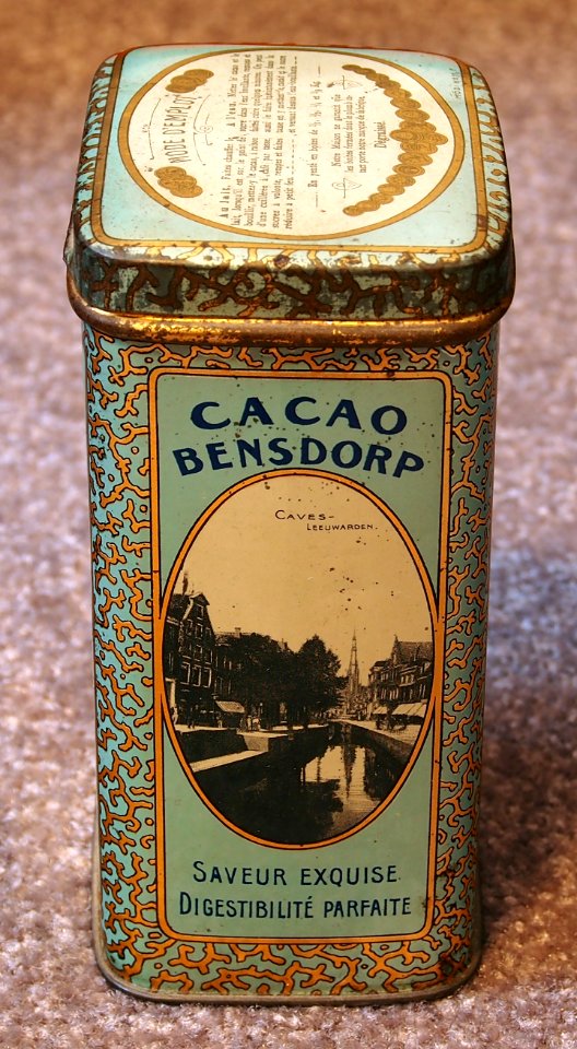 Bensdorp cacao hollandais blikje, foto 4, Caves-Leeuwarden