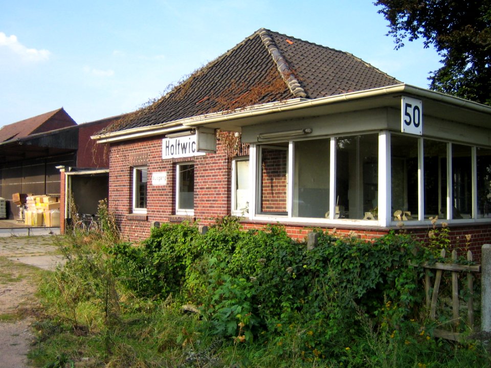 Bhf Holtwick Schrankenwärterhäuschen