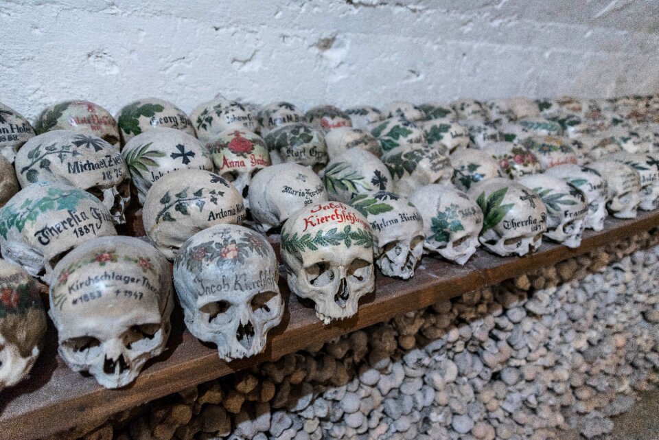 Hallstadt head skull