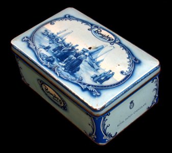 Bensdorps chocolade blik (blauw), foto3