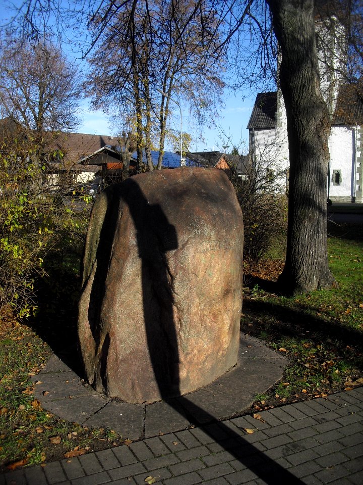 Bentfeld-Findling an der Bentfelder Straße