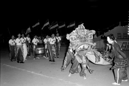Bezoek van Prinses Beatrix aan Aruba (Wilhelminastadion), Bestanddeelnr 909-3295