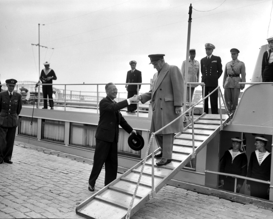 Bezoek veldmaarschalk Montgomery aan Nijmegen en Arnhem, Bestanddeelnr 907-9510